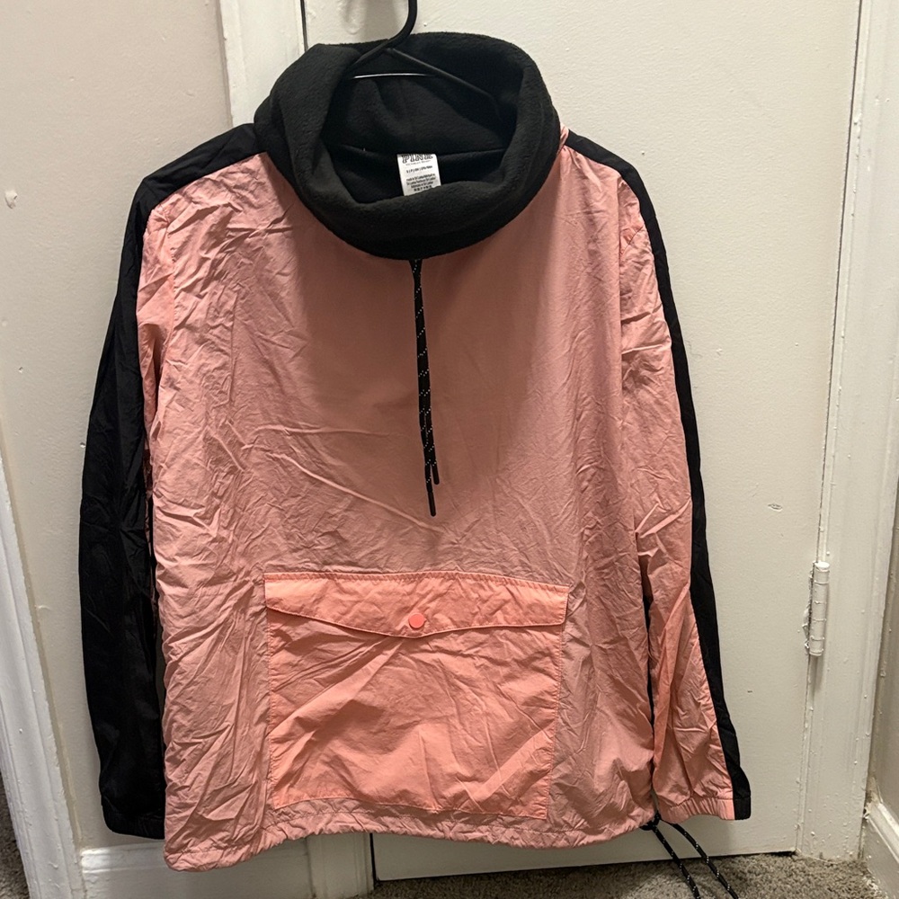 Victoria's Secret Pink and Black Cowl Neck Sweater